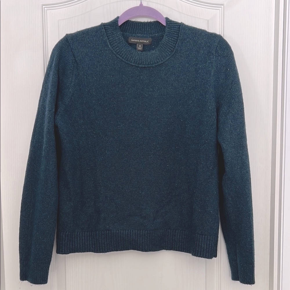 Banana Republic Women's Blue/Green Sweater